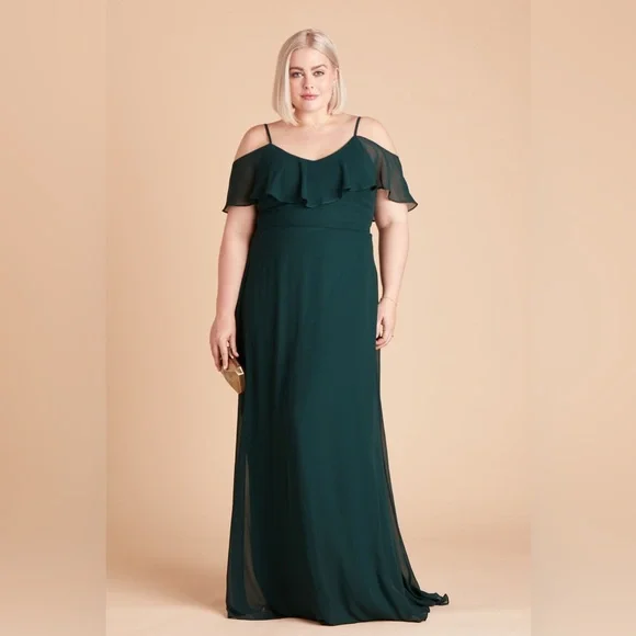 Birdy Grey Chiffon Emerald Jane Dress Size XS - Picture 2 of 6